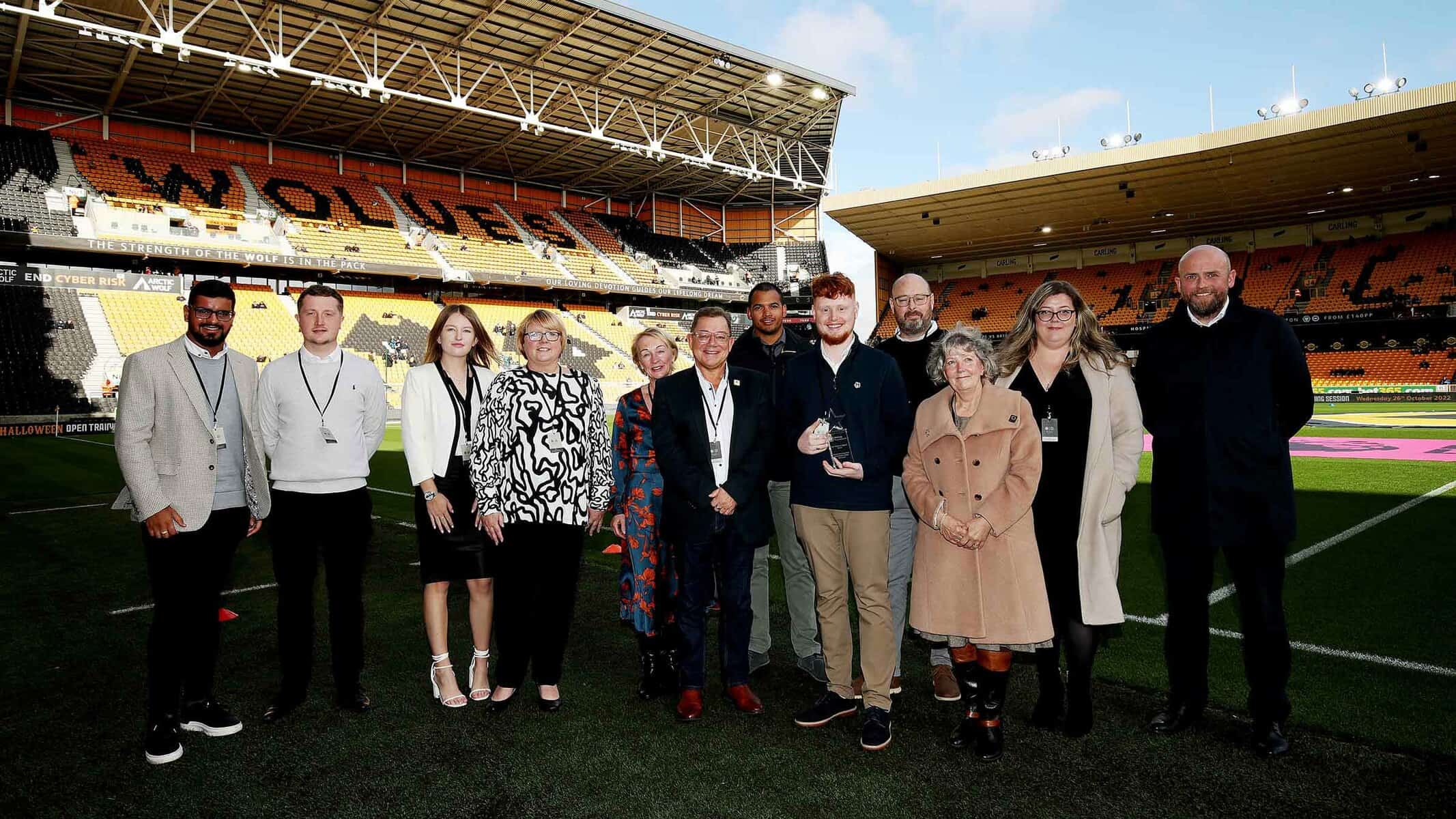Degree student presented with Wolves Foundation’s Ian Millard Award Image