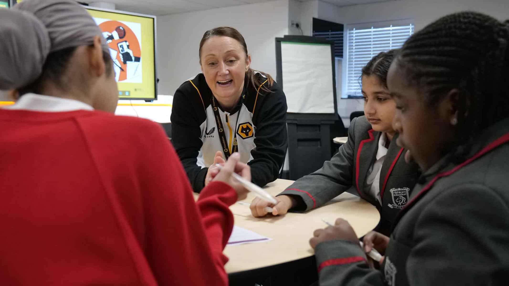 Foundation host Literacy event at Molineux Image