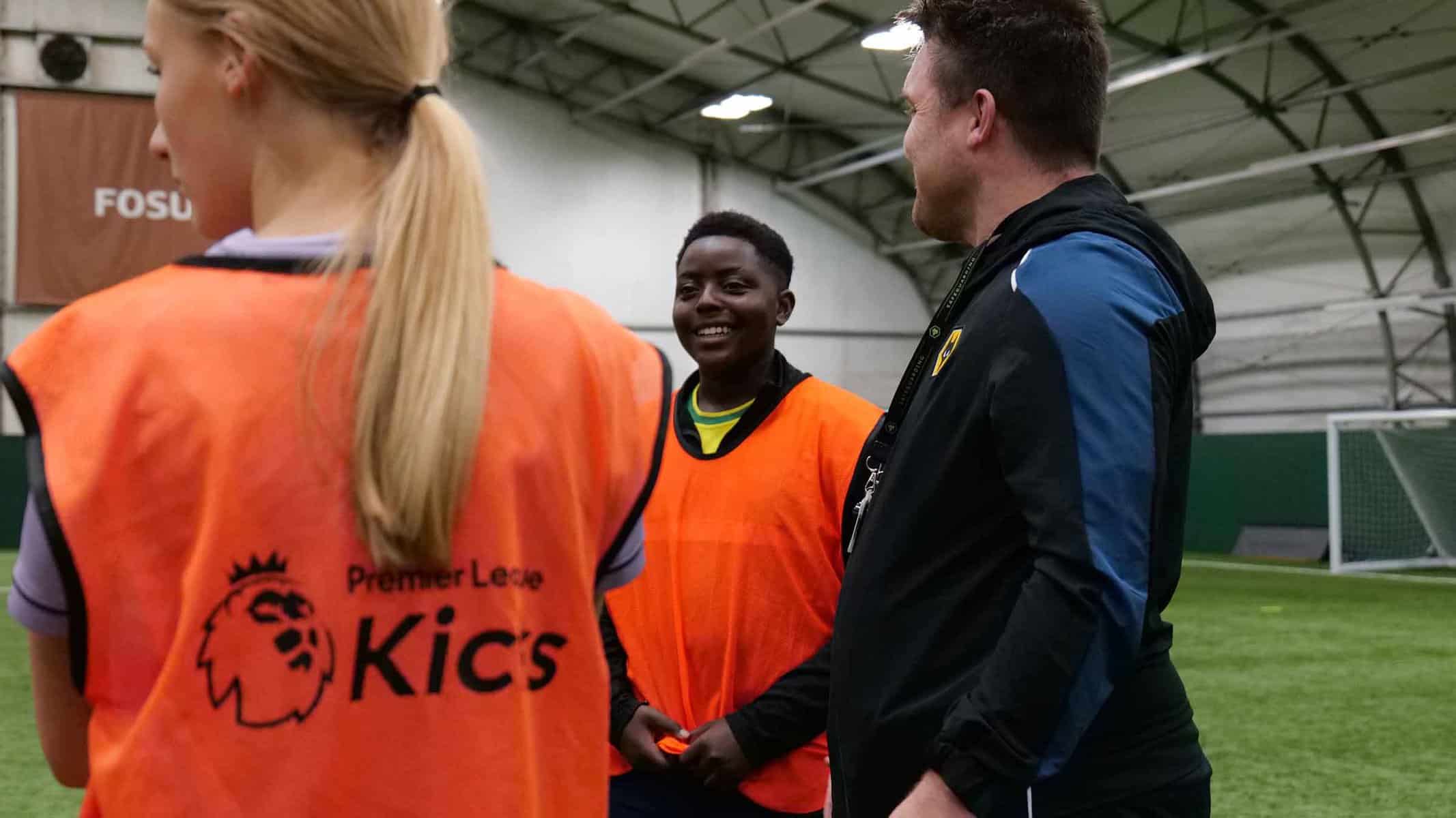 Wolves Foundation get their Kicks during Black History Month Image