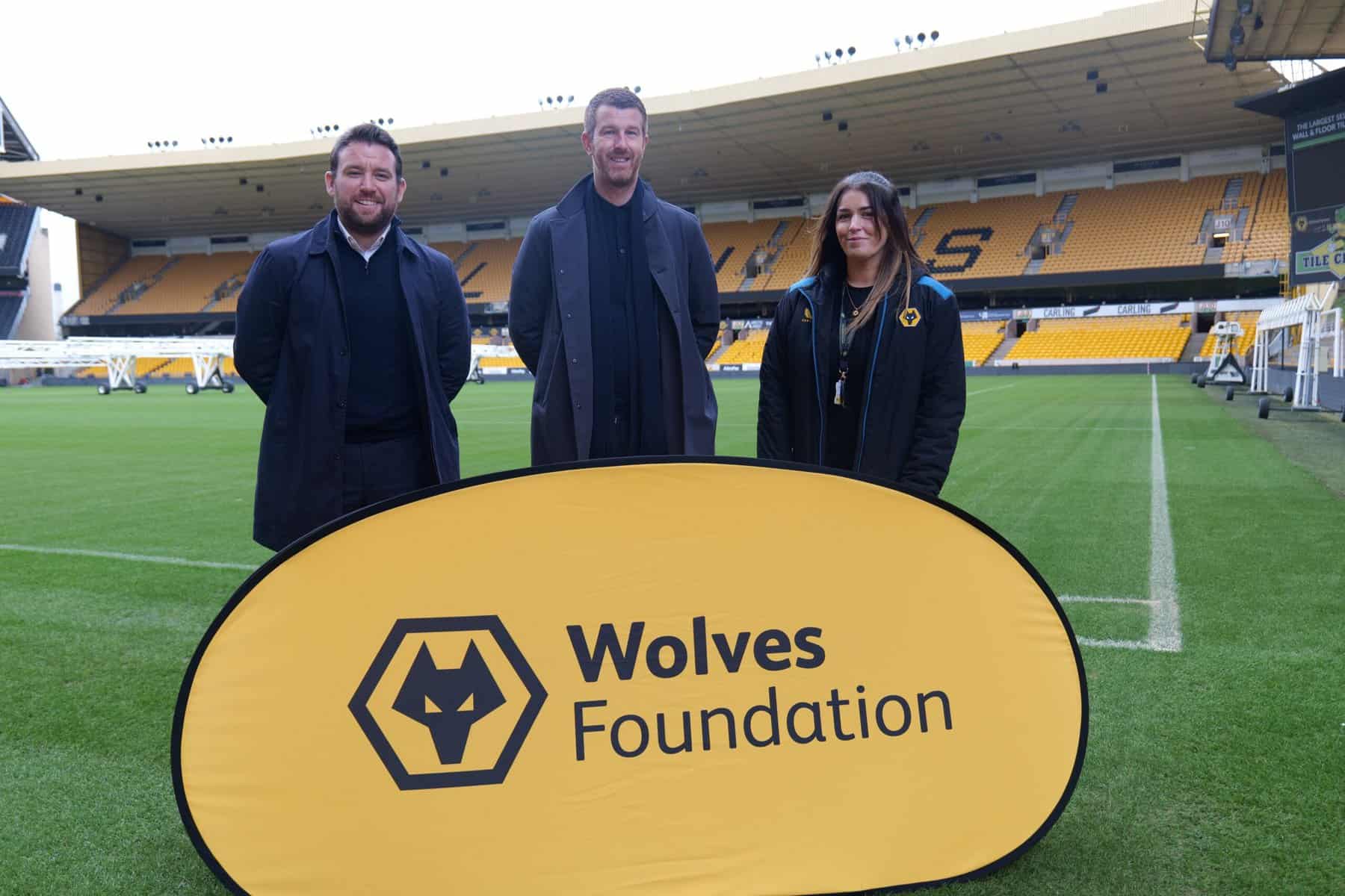 Berriman Eaton become latest Pack Patron with Wolves Foundation Image
