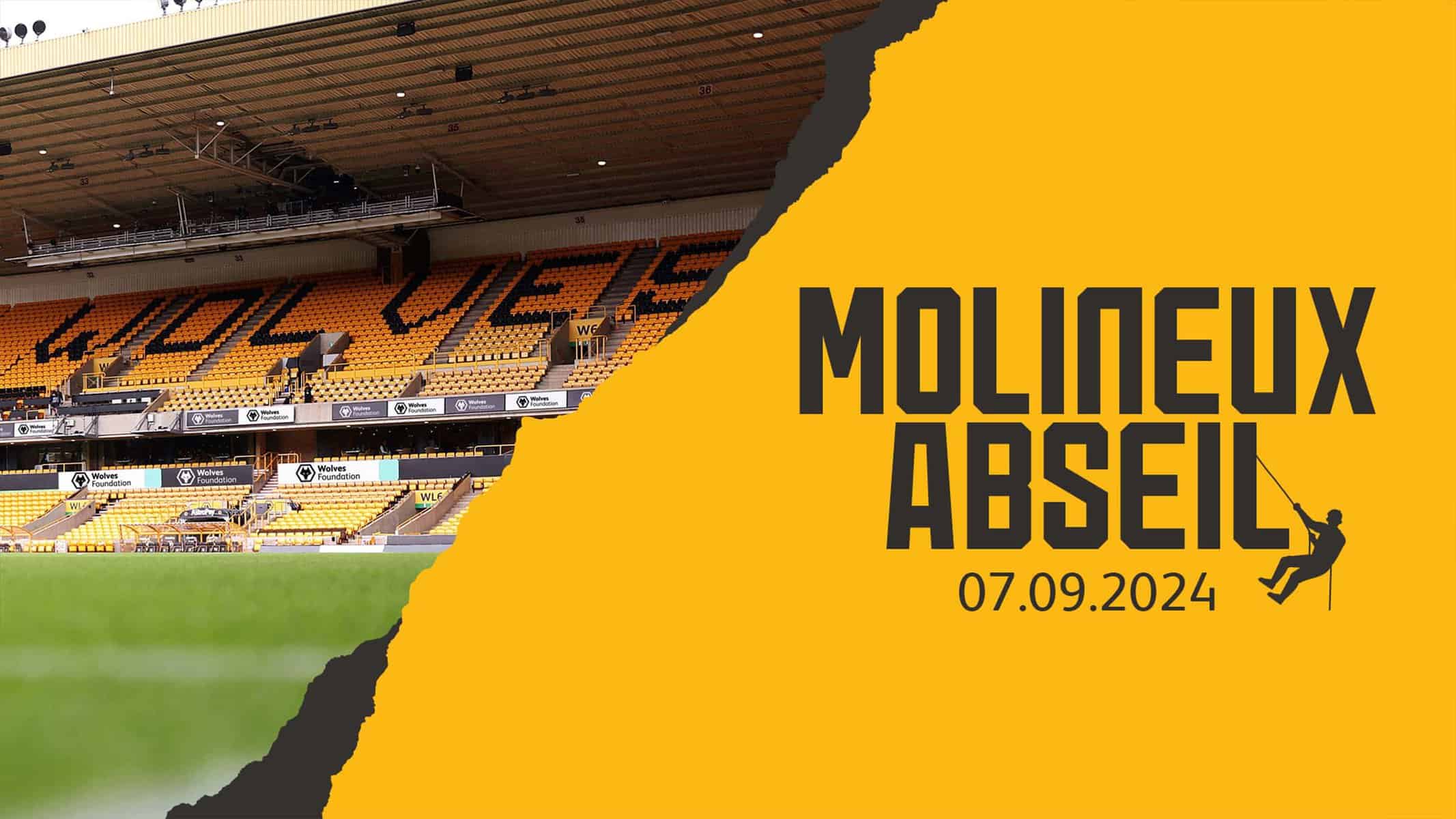 Abseil Molineux with Wolves Foundation Image