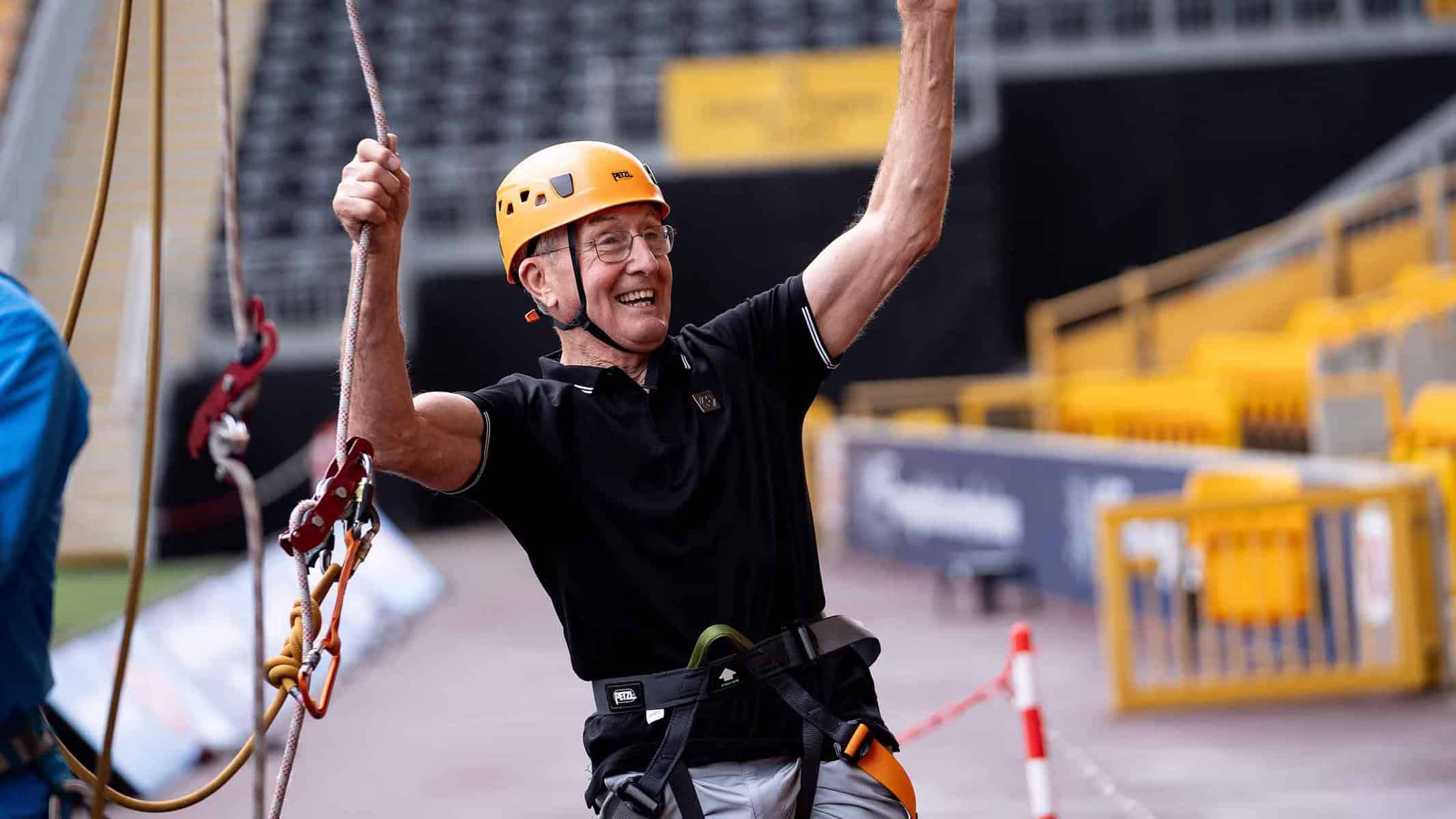 Fears conquered at Molineux Abseil Image