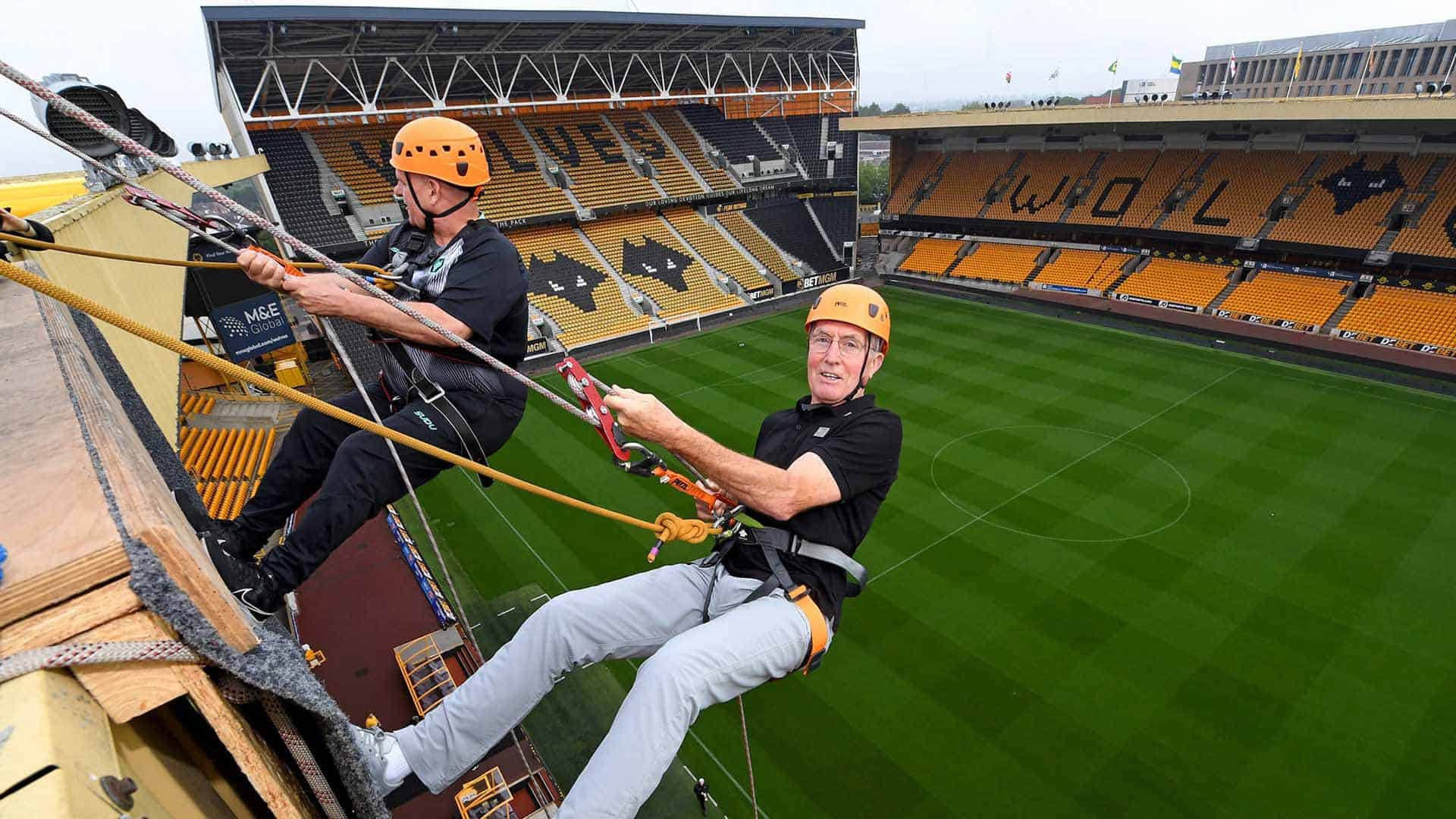 Abseil Molineux with the Wolves Foundation Image