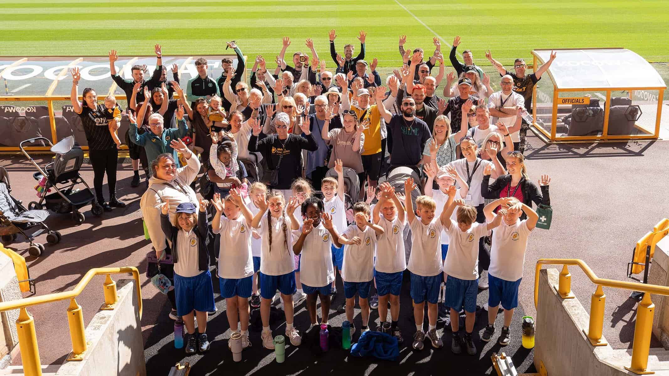 Community celebrated at Wolves Foundation walk Image