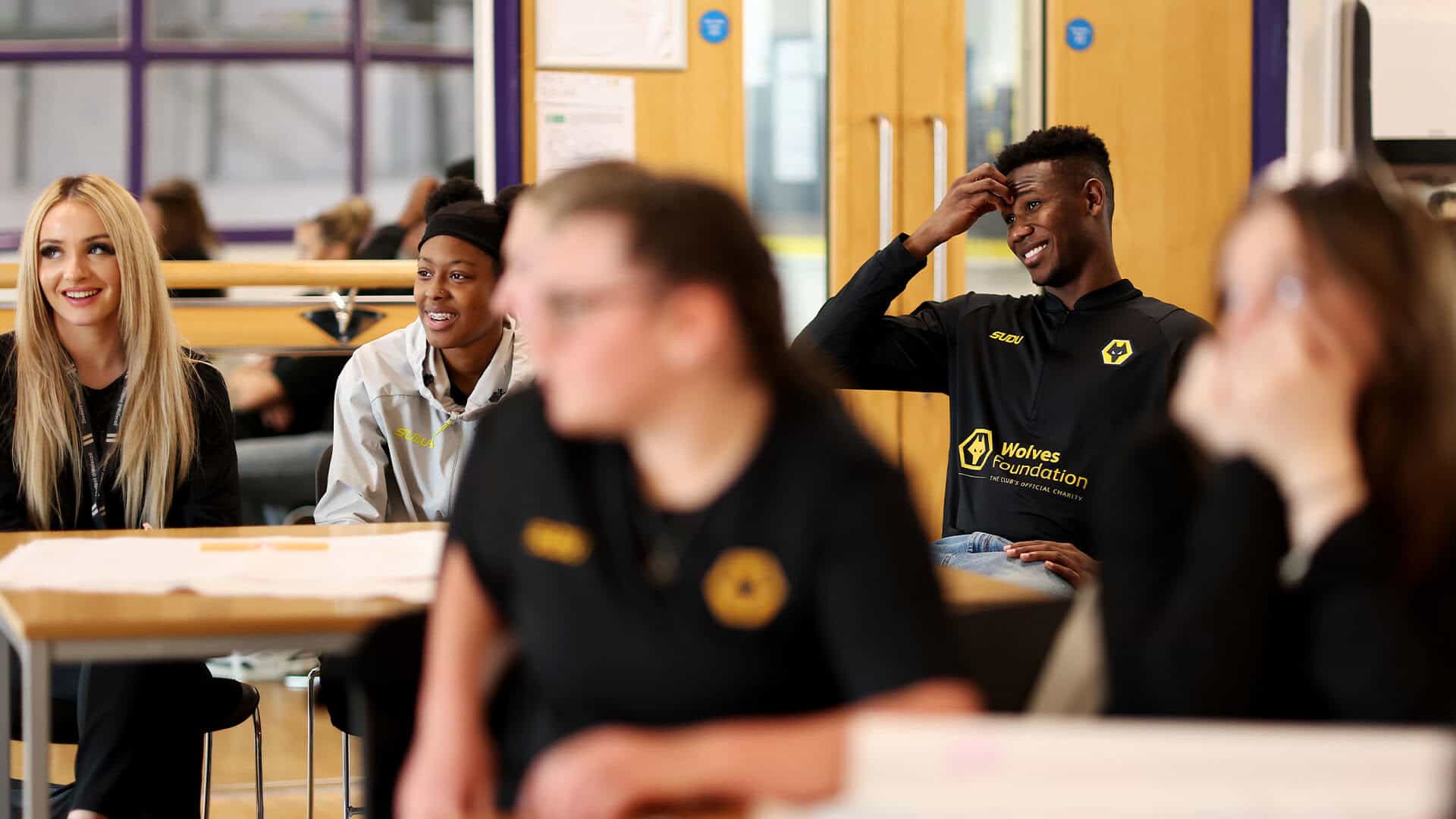 Mosquera visits City of Wolverhampton College Image