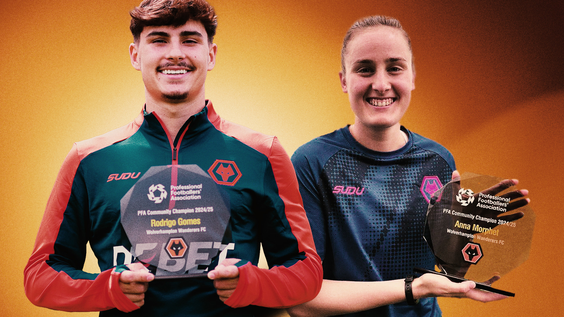 Gomes and Morphet recieve Community Player of the Year awards Image