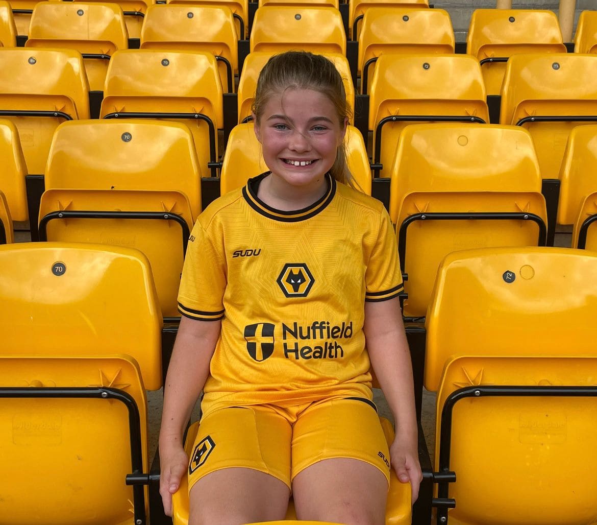 The day I played at Molineux – Erin’s Story Image