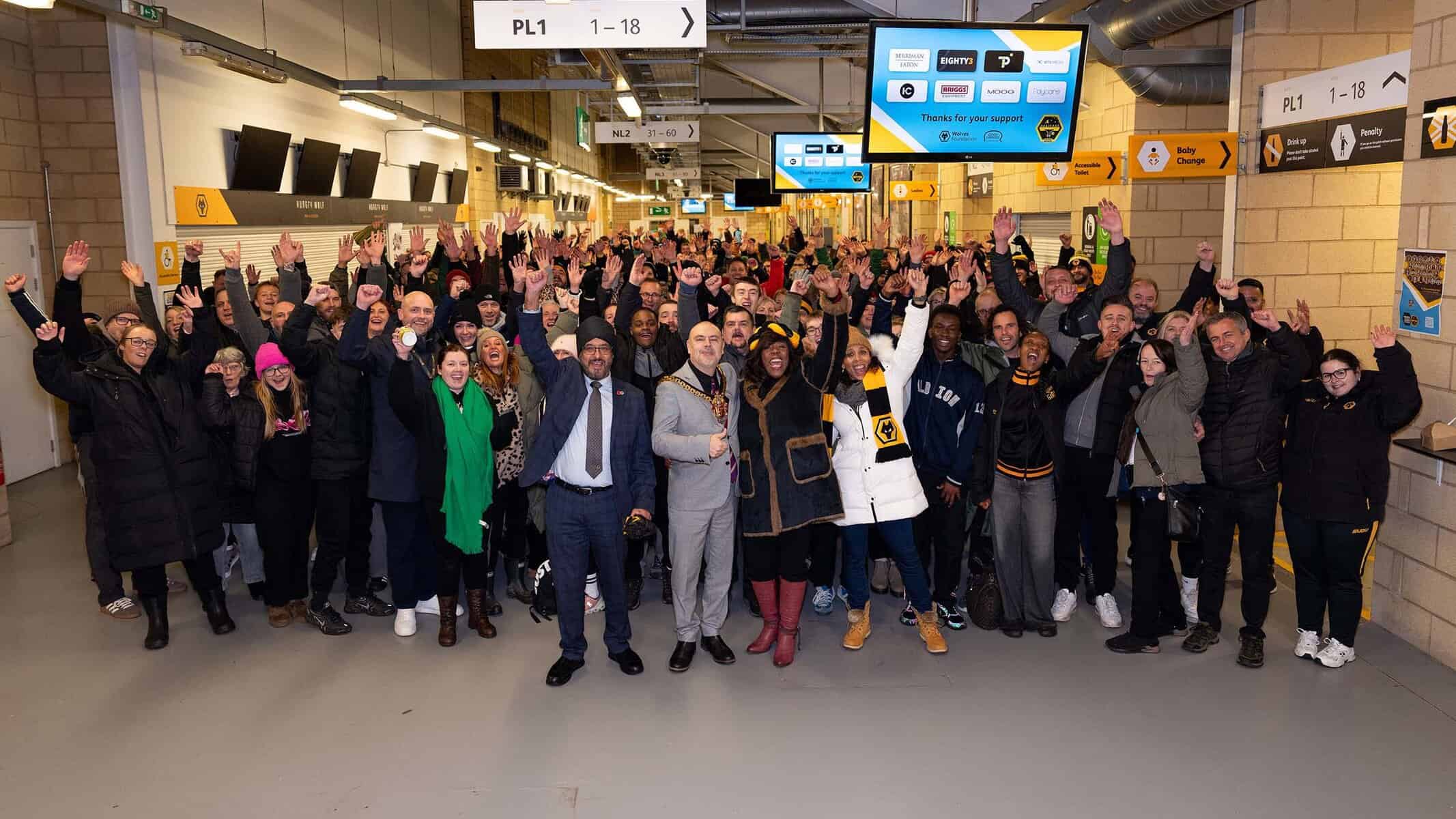 Record numbers brave the Molineux Sleepout Image