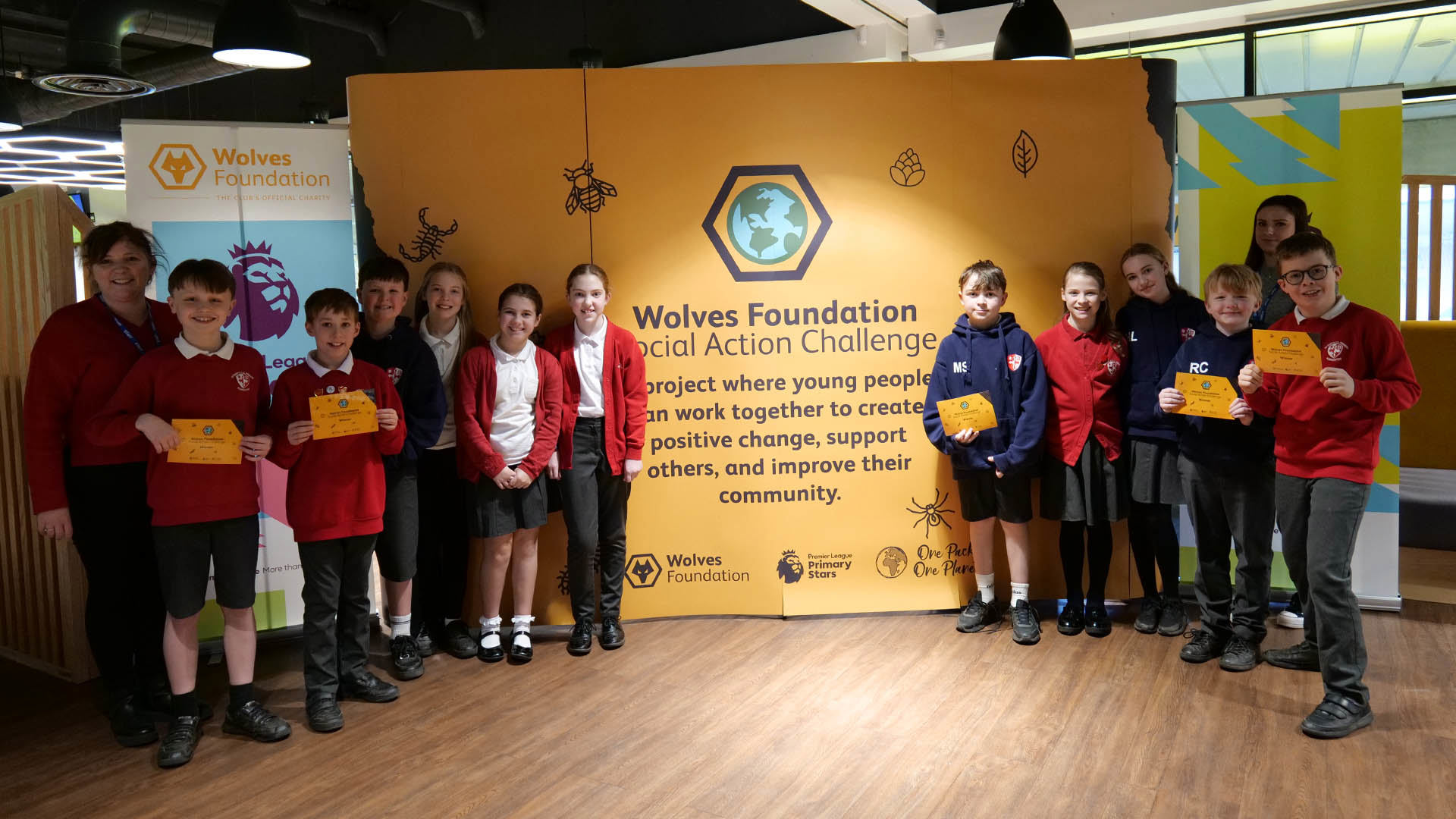 School’s sustainability project for Wolves Foundation Image